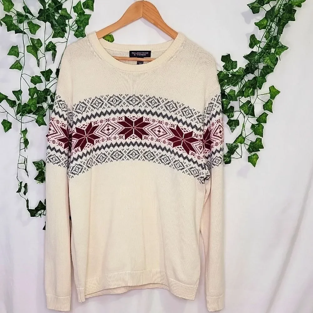 RoundTree & Yorke. Handsome Winter Sweater. Size Large. EUC